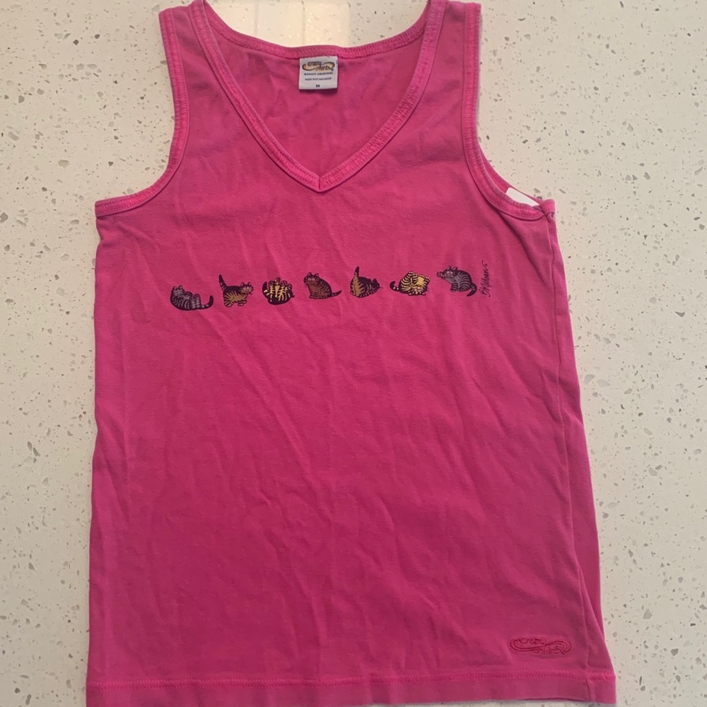 Crazy Shirts cat tank top